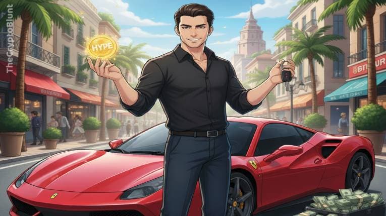 Arthur Hayes Reveals He Sold All His HYPE to Buy a Ferrari