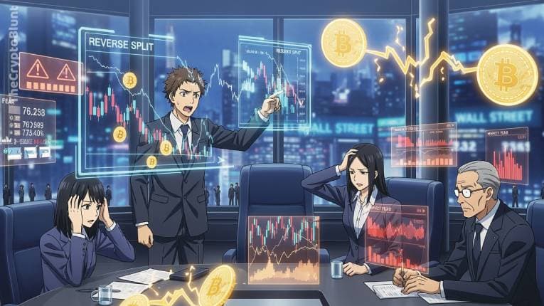 Bitcoin Treasury Firm's Reverse Stock