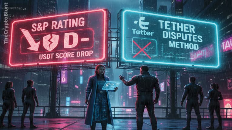 Tether Challenges S&P’s Rating Methodology Following USDT Score Downgrade