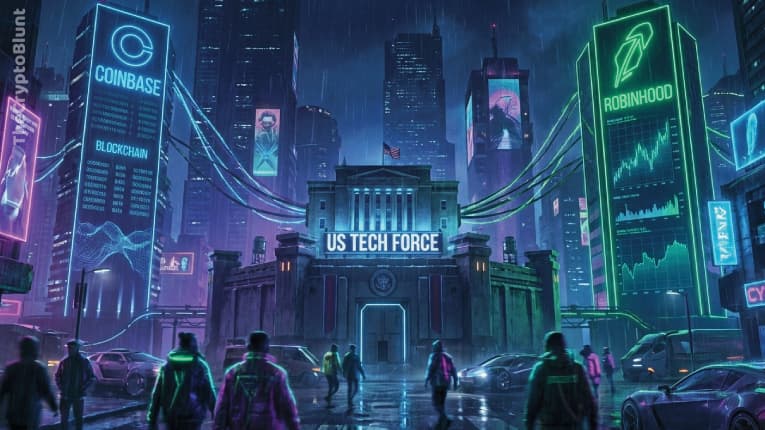 US Government Tech Task Force Gains Support From Coinbase and Robinhood