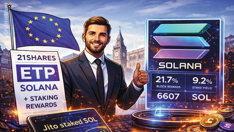 21Shares Launches Jito-Backed Staked Solana ETP in Europe