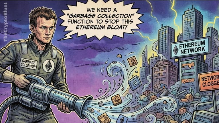 Vitalik Proposes “Garbage Collection” to Curb Ethereum Bloat