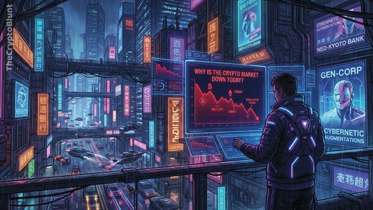 Why Is the Crypto Market Down Today? Key Reasons Behind the Latest Sell-Off