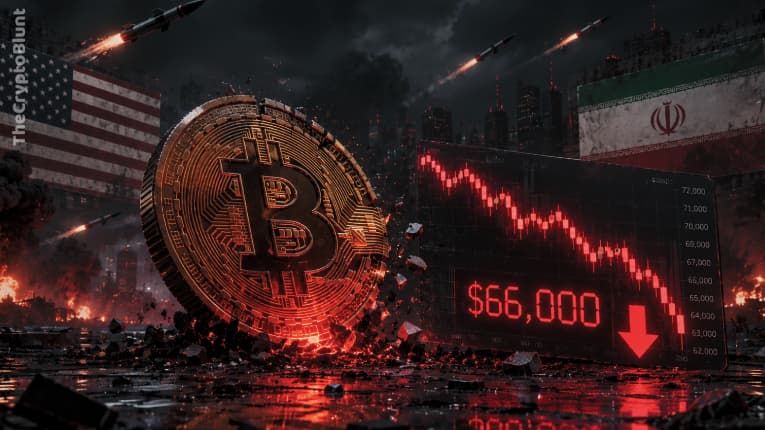 Bitcoin Slips Below $66K as Fresh US-Iran Strikes Shake Markets