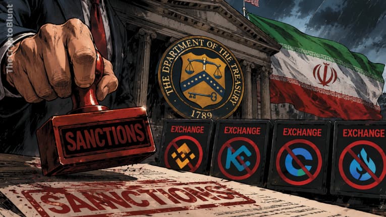US Treasury Targets Four Crypto Exchanges in New Iran Sanctions Round