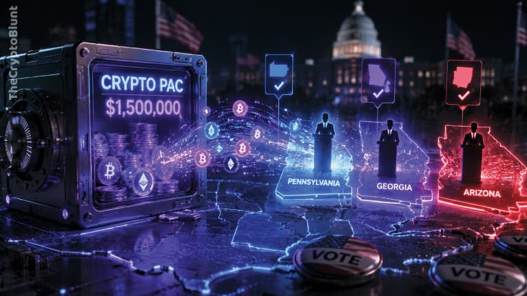 Crypto PACs Pour $1.5M Into Three State Races After Primary Defeat