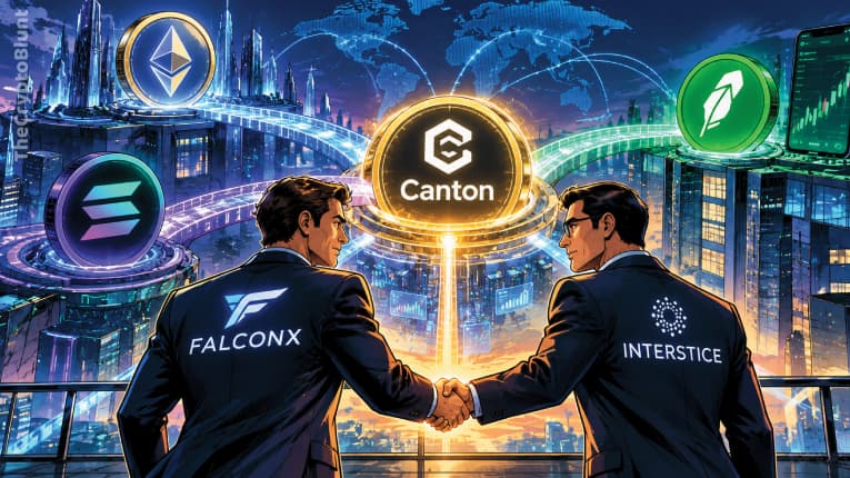 FalconX, Interstice Link Canton With Ethereum, Solana and Robinhood Chain