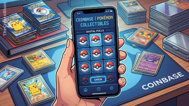 Coinbase Plans Digital Pokémon Pulls Backed by Real Cards