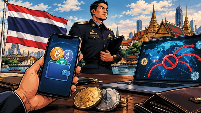 Thailand Warns Private Wallets and Offshore Crypto Transfers Under New Rules