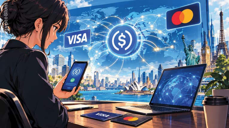 Visa and Mastercard Expand USDC Payouts to 200 Countries
