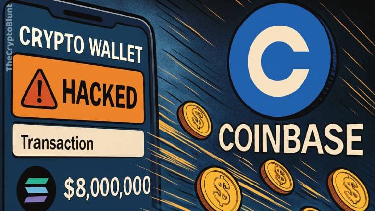 Crypto Wallet Linked to 'Coinbase Hack' Spends $8M on Solana