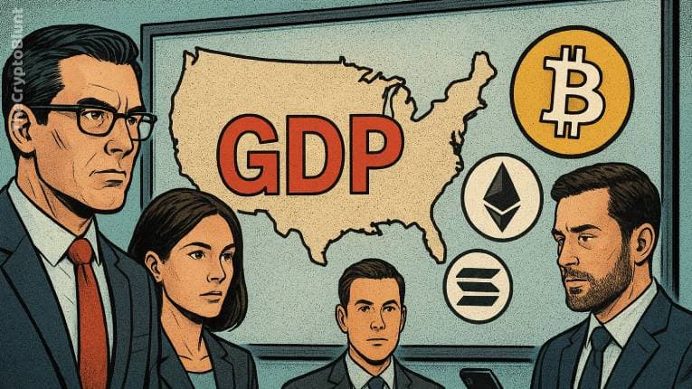 US Embraces Blockchain: GDP Data Published on Bitcoin, Ethereum, and Solana
