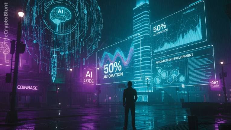 Coinbase CEO's Bold Vision: Artificial Intelligence to Write Half of Platform's Code