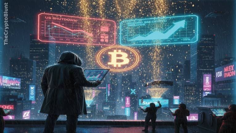 Crypto Inflows Hit $6B as U.S. Economic Uncertainty Mounts