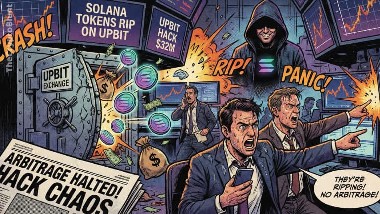 Solana Tokens Surge on Upbit After $32M Hack Halts Arbitrage