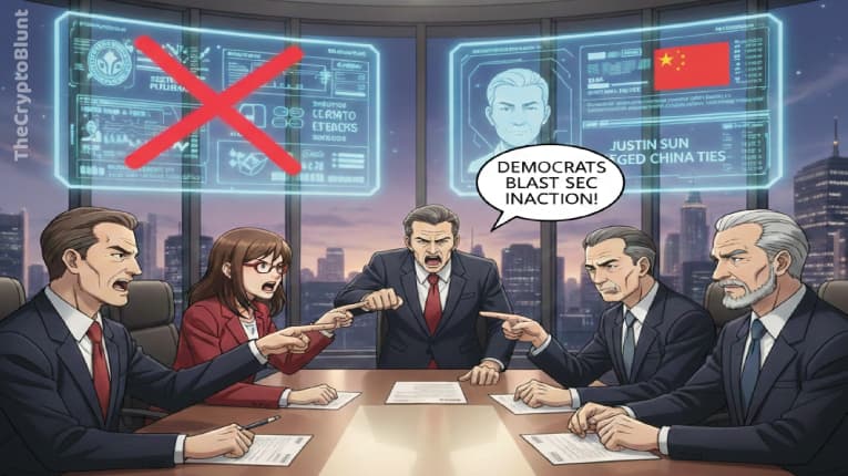 Democrats Criticize SEC Over Crypto Pullback and Justin Sun China Allegations