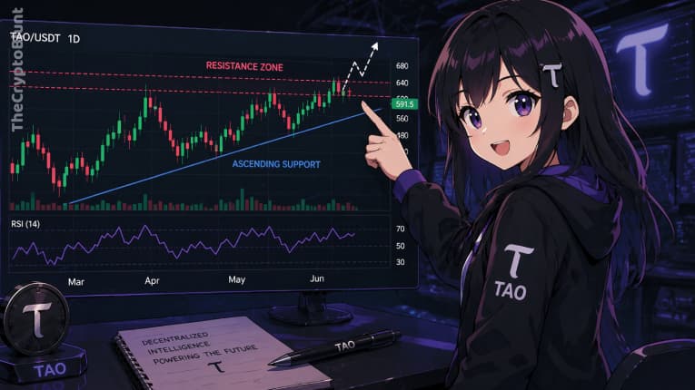 Bittensor Technical Analysis: Price Trades Near Resistance With Breakout Potential