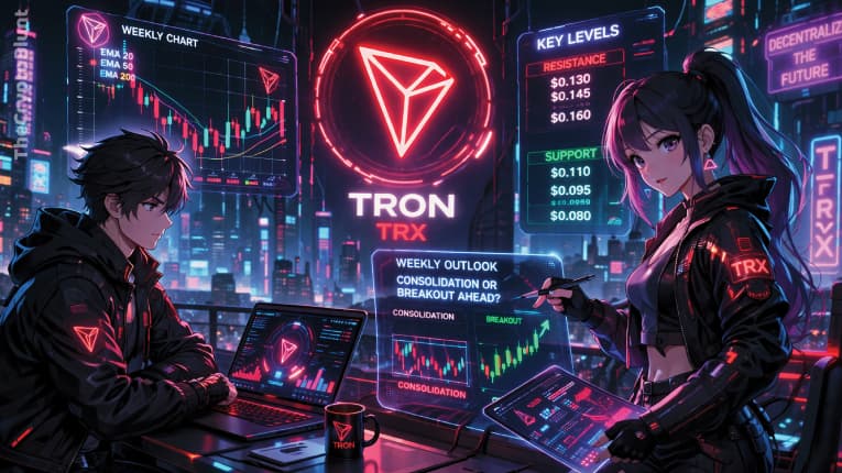 TRON (TRX) Weekly Technical Analysis: Consolidation or Breakout Ahead?