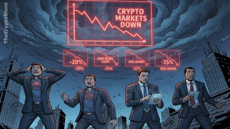 Crypto Markets Decline, but Corporate Proxies Struggle Even More