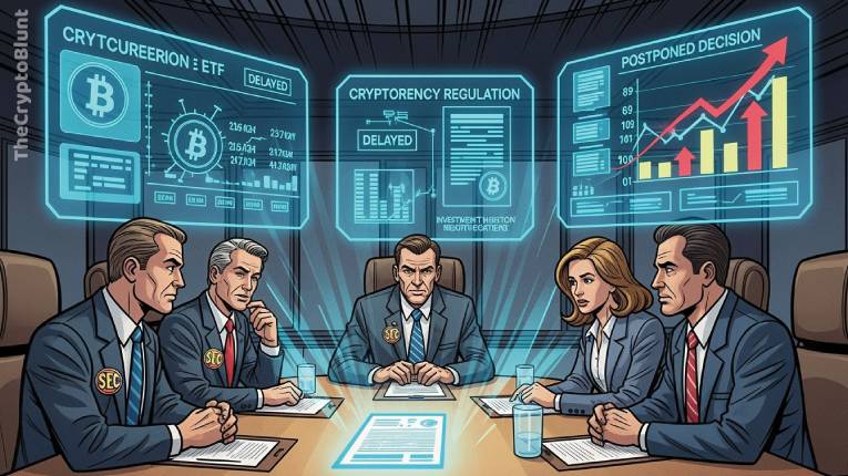 SEC Delays Major Crypto ETF Decisions: BlackRock and Franklin Templeton Applications Postponed