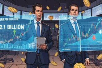 Trump Brothers Pursue $2.1 Billion Raise Through Share Sales Amid American Bitcoin's Rocky Nasdaq Launch