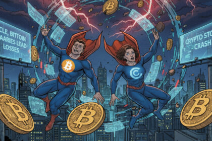 Circle and Bitcoin Treasuries Lead Declines as Crypto Stocks Face Bitcoin Headwinds