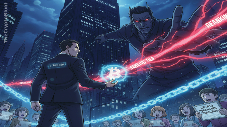 JPMorgan Chase Cuts Banking Ties With Strike CEO, Reviving Debanking Concerns in Crypto