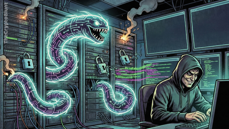 Malicious Worm Breaches Crypto Domains in Supply-Chain Attack