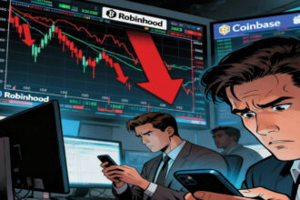 Robinhood and Coinbase Shares Slide as Macro Concerns Weigh on Crypto Stocks