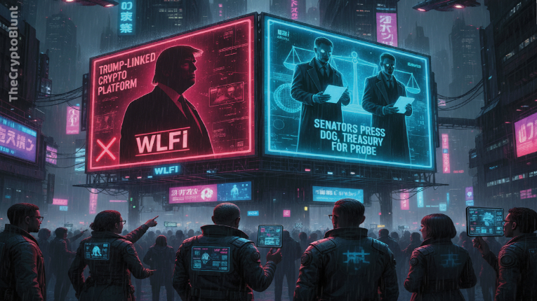 Senators Urge DOJ and Treasury to Investigate Trump-Linked Crypto Platform WLFI