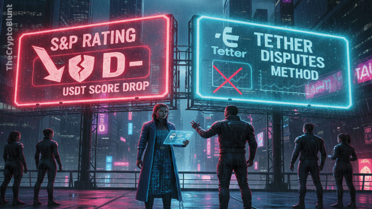 Tether Challenges S&P’s Rating Methodology Following USDT Score Downgrade