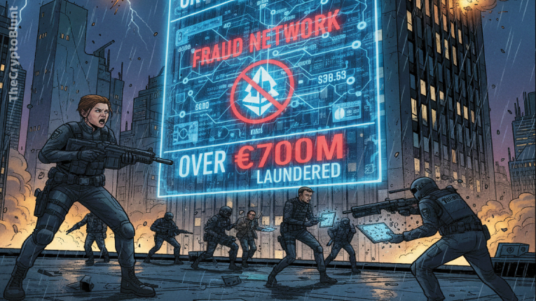 EU busts crypto fraud ring that laundered over EUR 700 million
