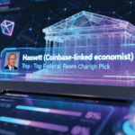 Markets Favor Coinbase-Linked Hassett as Leading Fed Pick