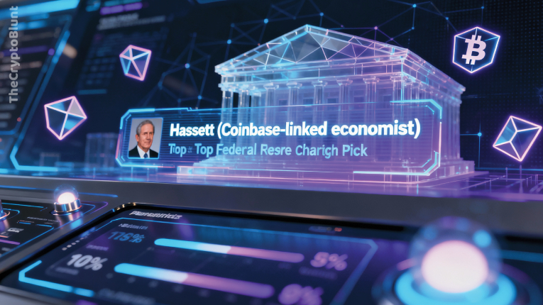 Markets Favor Coinbase-Linked Hassett as Leading Fed Pick