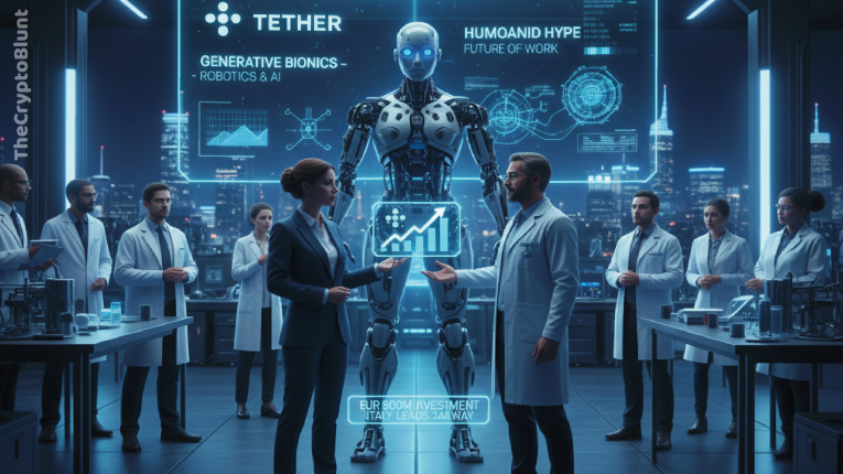 Tether Backs Italian Robotics Firm Generative Bionics Amid Humanoid Boom
