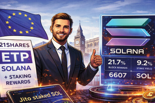 21Shares Launches Jito-Backed Staked Solana ETP in Europe