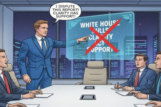 Coinbase CEO Pushes Back on Claims White House Dropped CLARITY Act Support