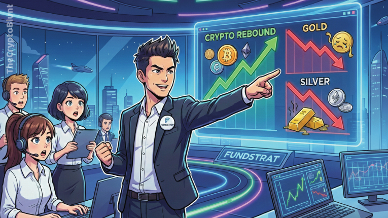 Fundstrat’s Tom Lee Predicts Crypto Rebound as Gold and Silver Lose Steam