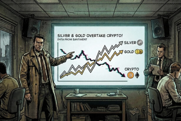 Gold and Silver Chatter Surges Past Crypto on Social Media: Santiment