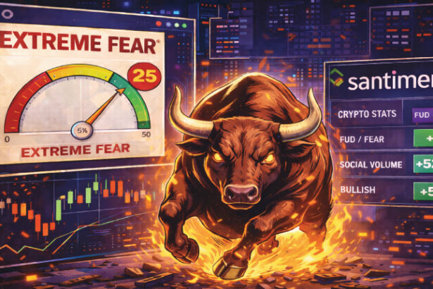 Persistent Extreme Fear in Crypto Signals Bullish Setup, Says Santiment