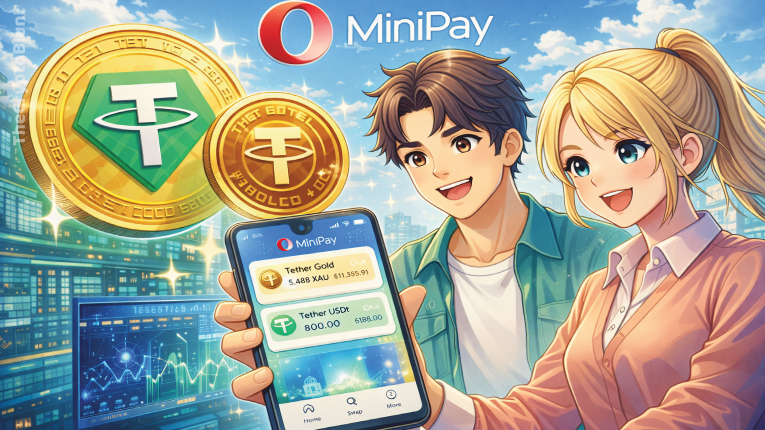 Tether Brings USDT and Tether Gold to Opera’s MiniPay Wallet