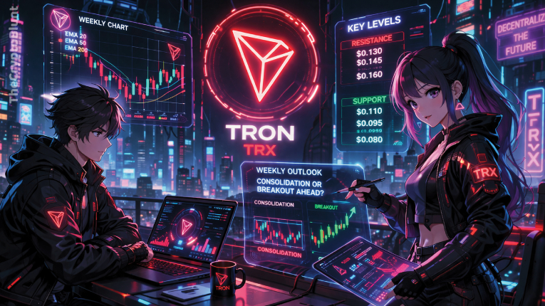 TRON (TRX) Weekly Technical Analysis: Consolidation or Breakout Ahead?