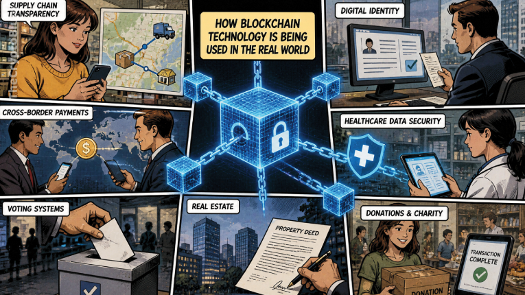 How Blockchain Technology Is Being Used in the Real World — 10 Industries Already Transformed
